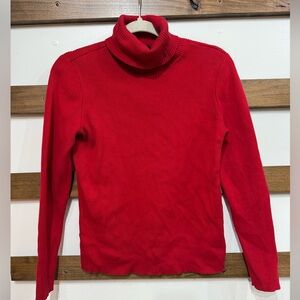 Lauren Ralph Lauren Vibrant Red Cowl Neck Sweater